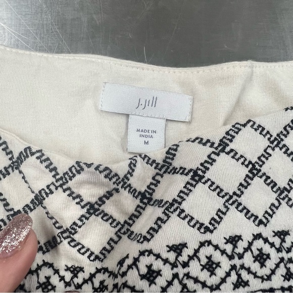J.Jill Embroidered Tribal Design Women's Tunic Size M - Picture 4 of 7
